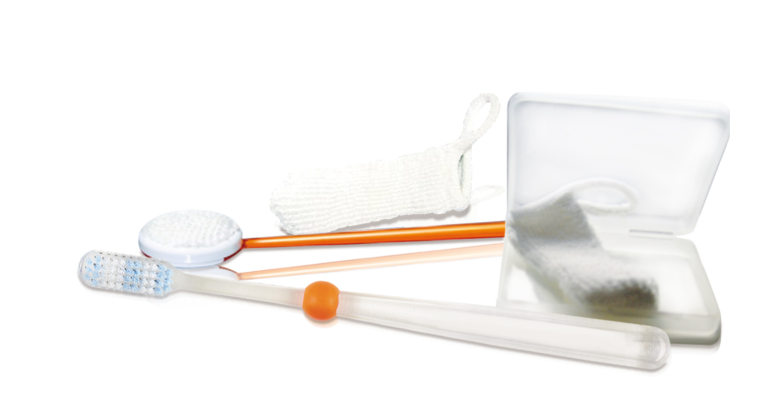 Chitodent® antibakteriell wirkende Mikrofaserfingerzahnbürste mit Silberionen