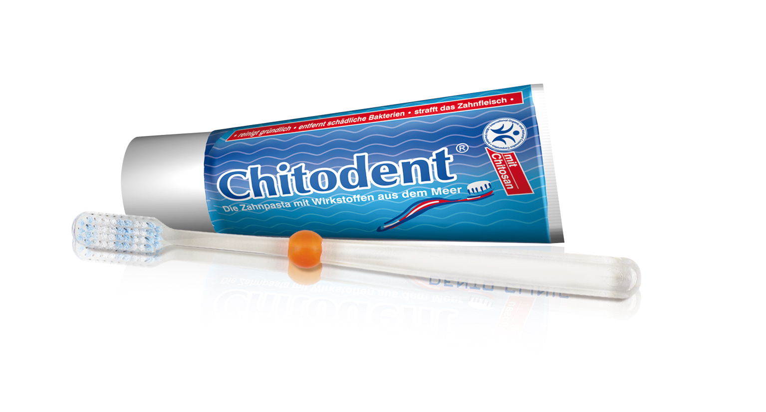 Chitodent® antibakteriell wirkende Zahnbürste mit Silberionen in den Borsten